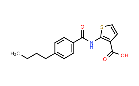 1098375-06-4 | 2-(4-Butylbenzamido)thiophene-3-carboxylic acid