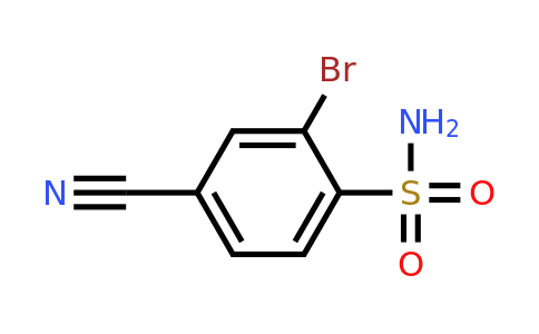 1098387-41-7 | 2-Bromo-4-cyanobenzene-1-sulfonamide
