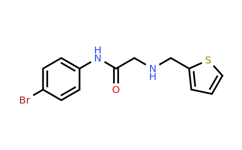 1099012-06-2 | n-(4-Bromophenyl)-2-((thiophen-2-ylmethyl)amino)acetamide