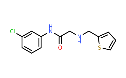 1099012-21-1 | n-(3-Chlorophenyl)-2-[(thiophen-2-ylmethyl)amino]acetamide