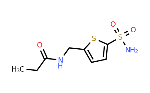 1099052-73-9 | n-((5-Sulfamoylthiophen-2-yl)methyl)propionamide