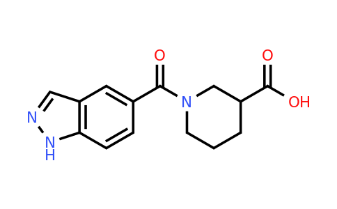 1099058-83-9 | 1-(1h-Indazole-5-carbonyl)piperidine-3-carboxylic acid