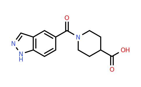 1099083-58-5 | 1-(1h-Indazole-5-carbonyl)piperidine-4-carboxylic acid