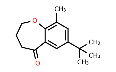 1099155-59-5 | 7-Tert-butyl-9-methyl-2,3,4,5-tetrahydro-1-benzoxepin-5-one
