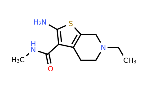 1099624-25-5 | 2-Amino-6-ethyl-N-methyl-4,5,6,7-tetrahydrothieno[2,3-c]pyridine-3-carboxamide