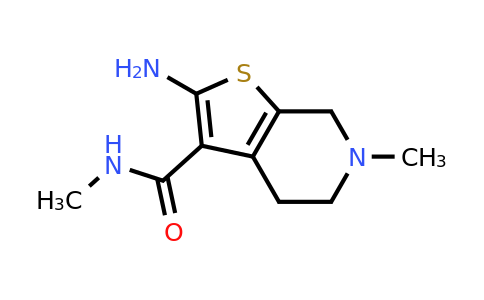 1099624-26-6 | 2-Amino-N,6-dimethyl-4,5,6,7-tetrahydrothieno[2,3-c]pyridine-3-carboxamide