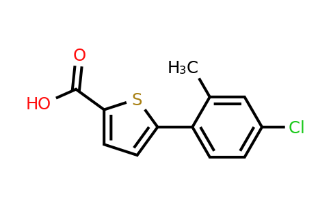 1099632-00-4 | 5-(4-Chloro-2-methylphenyl)thiophene-2-carboxylic acid