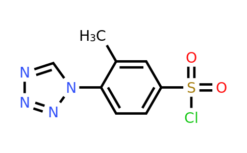 1099632-63-9 | 3-Methyl-4-(1h-1,2,3,4-tetrazol-1-yl)benzene-1-sulfonyl chloride