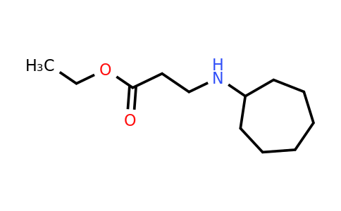 Ethyl 3-(cycloheptylamino)propanoate