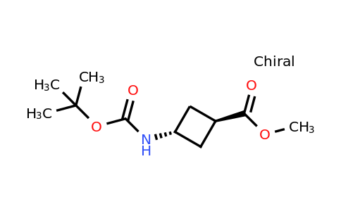 trans-Methyl 3-((tert-butoxycarbonyl)amino)cyclobutanecarboxylate