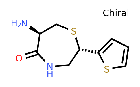 110221-26-6 | (2S,6R)-6-Amino-2-(thiophen-2-yl)-1,4-thiazepan-5-one