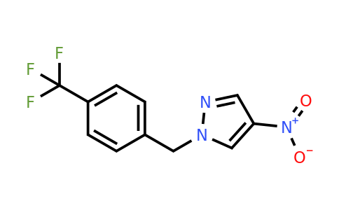 4-Nitro-1-{[4-(trifluoromethyl)phenyl]methyl}-1h-pyrazole