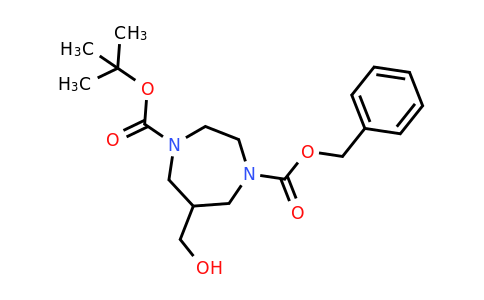 1105187-33-4 | 1-Benzyl 4-(tert-Butyl) 6-(hydroxymethyl)-1,4-diazepane-1,4-dicarboxylate