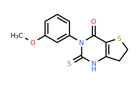 1105190-23-5 | 3-(3-Methoxyphenyl)-2-thioxo-2,3,6,7-tetrahydrothieno[3,2-d]pyrimidin-4(1h)-one