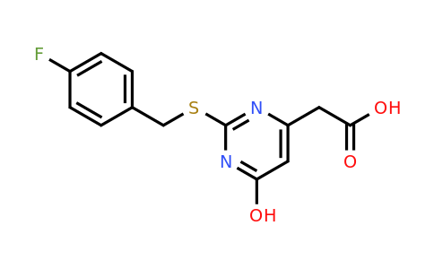 1105191-38-5 | 2-(2-((4-Fluorobenzyl)thio)-6-hydroxypyrimidin-4-yl)acetic acid