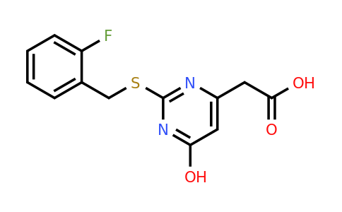 1105191-53-4 | 2-(2-((2-Fluorobenzyl)thio)-6-hydroxypyrimidin-4-yl)acetic acid