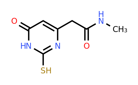 1105191-77-2 | 2-(2-Mercapto-6-oxo-1,6-dihydropyrimidin-4-yl)-N-methylacetamide