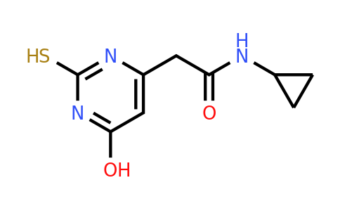 1105191-81-8 | n-Cyclopropyl-2-(6-hydroxy-2-mercaptopyrimidin-4-yl)acetamide