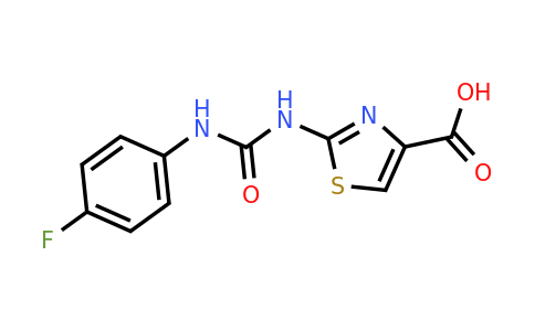 1105191-83-0 | 2-(3-(4-Fluorophenyl)ureido)thiazole-4-carboxylic acid