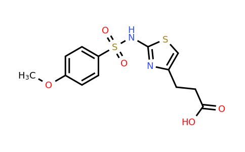 1105192-54-8 | 3-(2-((4-Methoxyphenyl)sulfonamido)thiazol-4-yl)propanoic acid