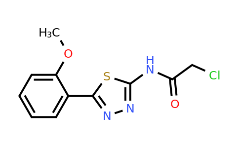 1105192-65-1 | 2-Chloro-N-(5-(2-methoxyphenyl)-1,3,4-thiadiazol-2-yl)acetamide