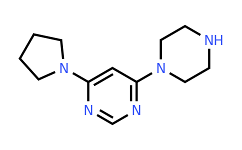 1105193-40-5 | 4-(piperaZin-1-yl)-6-(pyrrolidin-1-yl)pyrimidine