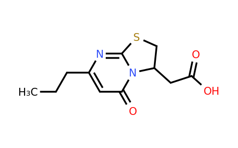 1105193-59-6 | 2-(5-Oxo-7-propyl-2,3-dihydro-5h-thiazolo[3,2-a]pyrimidin-3-yl)acetic acid