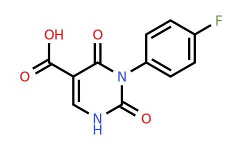 1105193-80-3 | 3-(4-Fluorophenyl)-2,4-dioxo-1,2,3,4-tetrahydropyrimidine-5-carboxylic acid