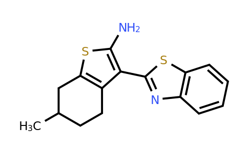 1105194-23-7 | [3-(1,3-Benzothiazol-2-yl)-6-methyl-4,5,6,7-tetrahydro-1-benzothien-2-yl]amine