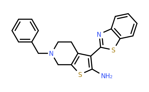 1105194-89-5 | 3-(1,3-Benzothiazol-2-yl)-6-benzyl-4,5,6,7-tetrahydrothieno[2,3-c]pyridin-2-amine