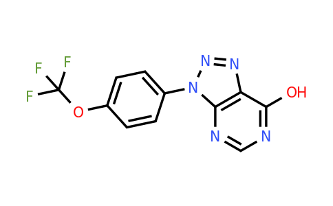 1105195-38-7 | 3-(4-(Trifluoromethoxy)phenyl)-3h-[1,2,3]triazolo[4,5-d]pyrimidin-7-ol