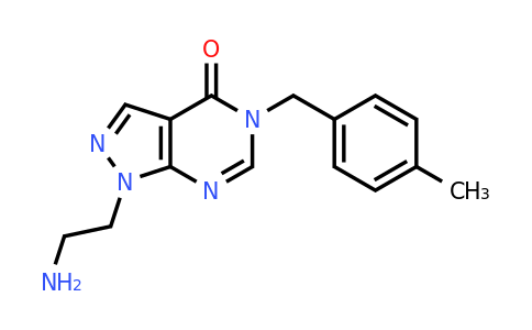 1105196-83-5 | 1-(2-Aminoethyl)-5-(4-methylbenzyl)-1,5-dihydro-4H-pyrazolo[3,4-d]pyrimidin-4-one