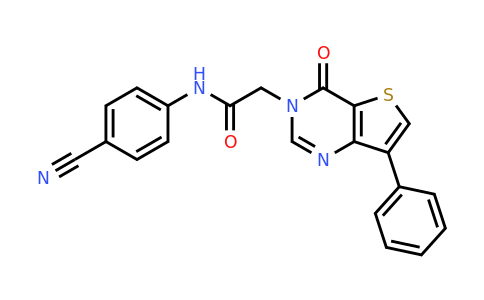 1105207-70-2 | N-(4-cyanophenyl)-2-(4-oxo-7-phenylthieno[3,2-d]pyrimidin-3(4H)-yl)acetamide