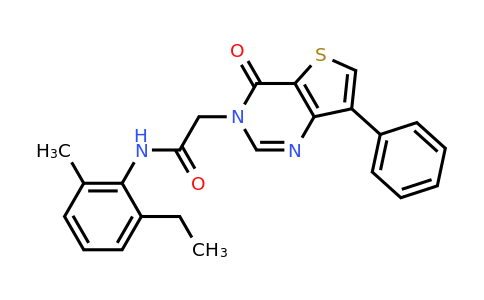 1105223-93-5 | N-(2-ethyl-6-methylphenyl)-2-(4-oxo-7-phenylthieno[3,2-d]pyrimidin-3(4H)-yl)acetamide