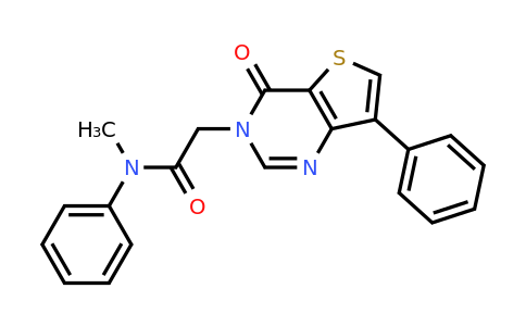 1105223-98-0 | N-methyl-2-(4-oxo-7-phenylthieno[3,2-d]pyrimidin-3(4H)-yl)-N-phenylacetamide
