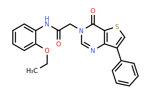 1105224-16-5 | N-(2-ethoxyphenyl)-2-(4-oxo-7-phenylthieno[3,2-d]pyrimidin-3(4H)-yl)acetamide