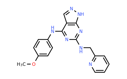 N4-(4-Methoxyphenyl)-N6-(pyridin-2-ylmethyl)-1H-pyrazolo[3,4-d]pyrimidine-4,6-diamine