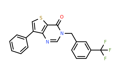 1105224-80-3 | 7-Phenyl-3-(3-(trifluoromethyl)benzyl)thieno[3,2-d]pyrimidin-4(3H)-one