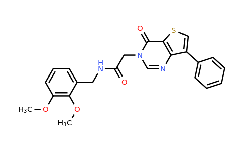 1105234-97-6 | N-(2,3-dimethoxybenzyl)-2-(4-oxo-7-phenylthieno[3,2-d]pyrimidin-3(4H)-yl)acetamide