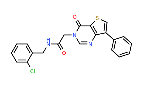 1105235-17-3 | N-(2-chlorobenzyl)-2-(4-oxo-7-phenylthieno[3,2-d]pyrimidin-3(4H)-yl)acetamide