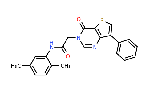 1105235-28-6 | N-(2,5-dimethylphenyl)-2-(4-oxo-7-phenylthieno[3,2-d]pyrimidin-3(4H)-yl)acetamide