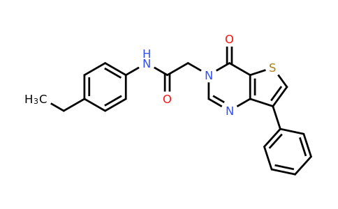 1105235-36-6 | N-(4-ethylphenyl)-2-(4-oxo-7-phenylthieno[3,2-d]pyrimidin-3(4H)-yl)acetamide