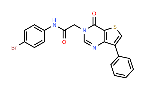 1105235-47-9 | N-(4-bromophenyl)-2-(4-oxo-7-phenylthieno[3,2-d]pyrimidin-3(4H)-yl)acetamide