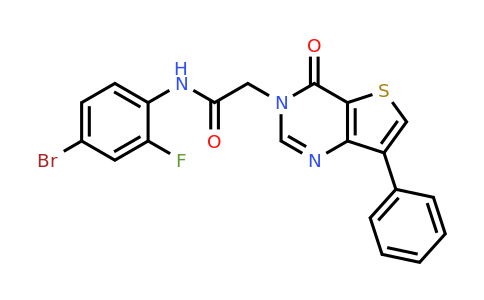1105235-55-9 | N-(4-bromo-2-fluorophenyl)-2-(4-oxo-7-phenylthieno[3,2-d]pyrimidin-3(4H)-yl)acetamide