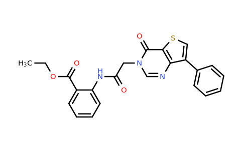 1105236-11-0 | Ethyl 2-(2-(4-oxo-7-phenylthieno[3,2-d]pyrimidin-3(4H)-yl)acetamido)benzoate