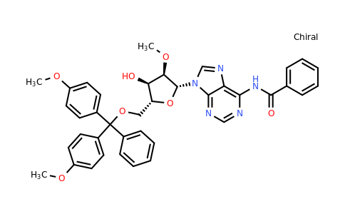 110764-72-2 | N-Benzoyl-5′-O-[bis(4-methoxyphenyl)phenylmethyl]-2′-O-methyladenosine