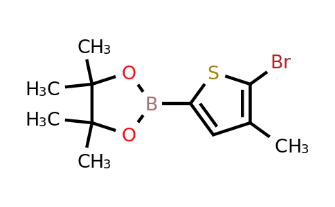 1111095-99-8 | 2-(5-Bromo-4-methylthiophen-2-yl)-4,4,5,5-tetramethyl-1,3,2-dioxaborolane