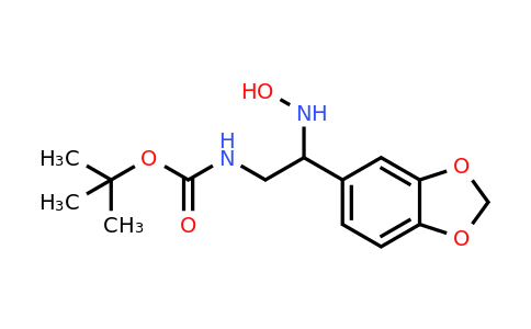 1111597-97-7 | tert-Butyl n-[2-(2h-1,3-benzodioxol-5-yl)-2-(hydroxyamino)ethyl]carbamate