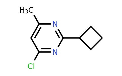 1111832-69-9 | 4-Chloro-2-cyclobutyl-6-methylpyrimidine