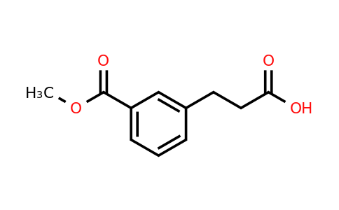 3-(3-(Methoxycarbonyl)phenyl)propanoic acid